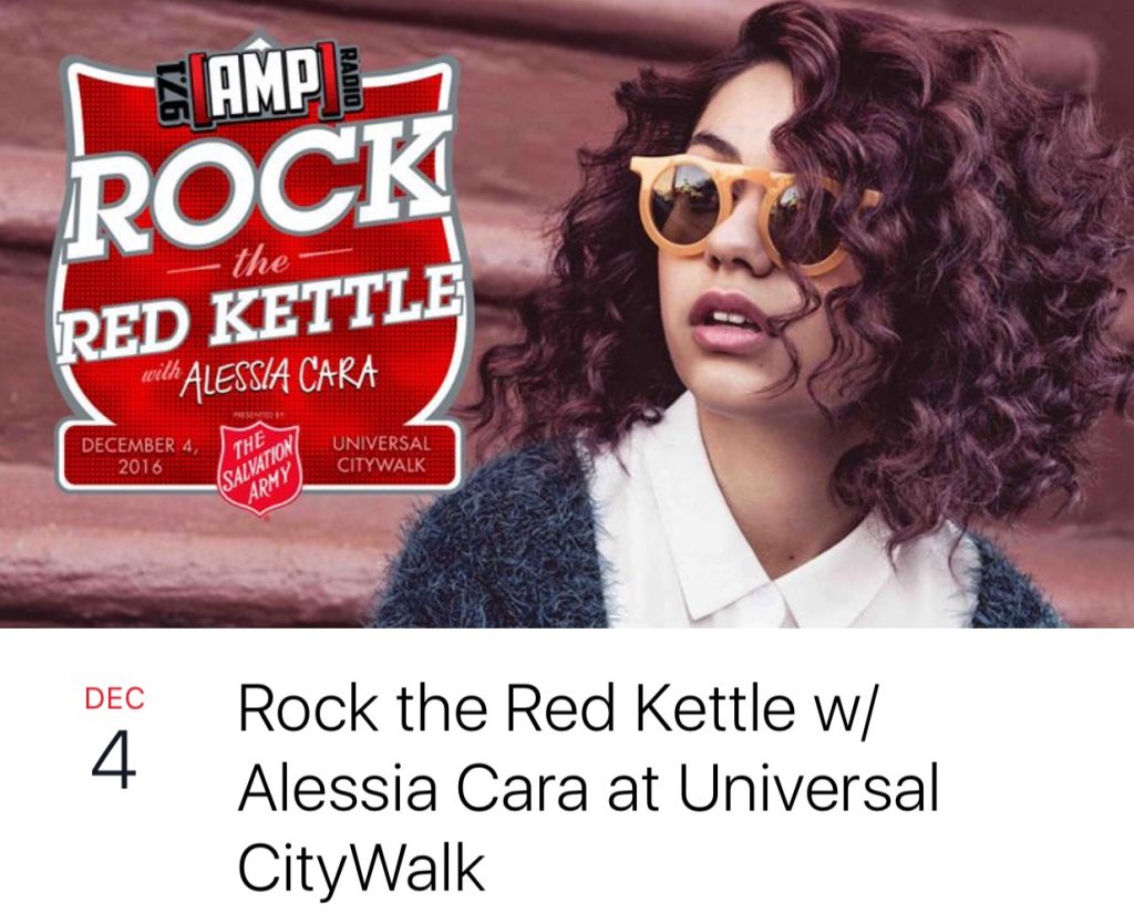 The Salvation Army * Rock the RED Kettle at Universal City Walk
